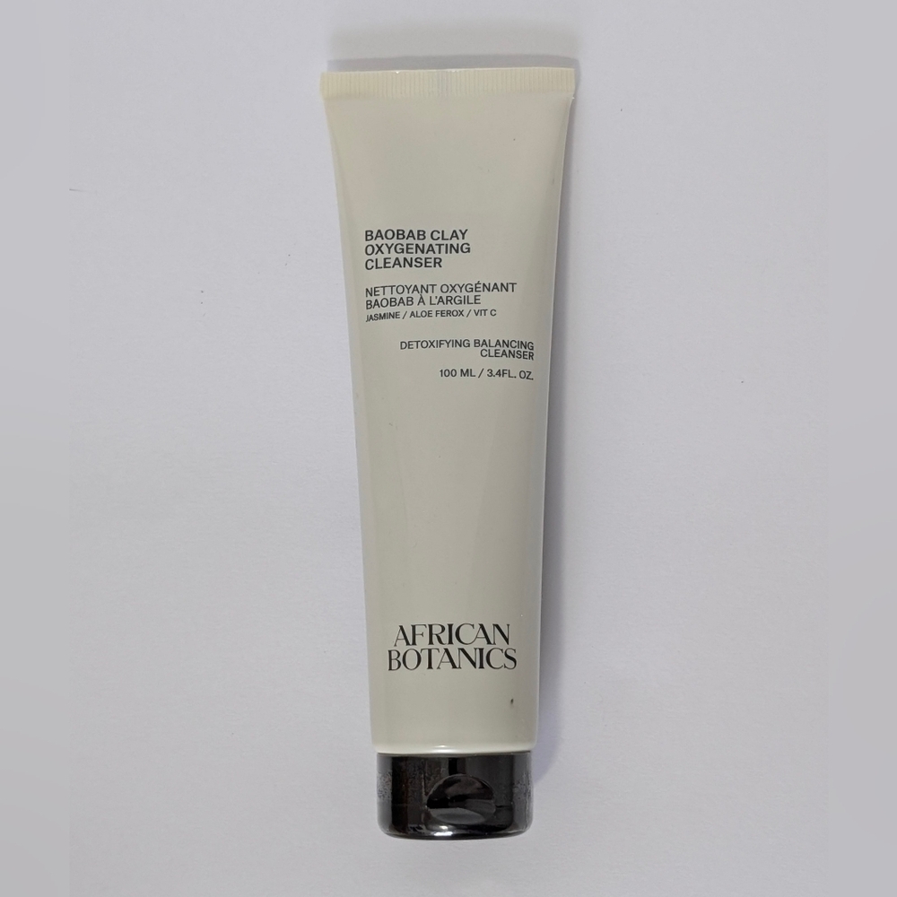 NEW African Botanics Baobab Clay Oxygenating Cleanser - 100ml / 3.4 fl. oz